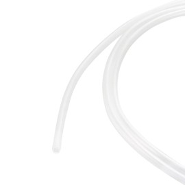 TOP-VIGOR 1.5mm ID 2mm OD PVC Clear Vinyl Tubing, 2M Length Food Grade Flexible Water Pipe, Plastic Tube for Transfer Water, Oil, Air, Powders & Fine Granules