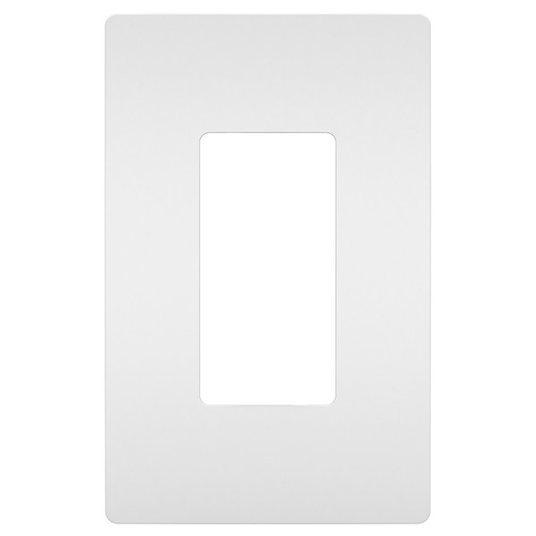 Legrand radiant Screwless Wall Plates for Decorator Rocker Outlets, 1-Gang, White, RWP26WCC10