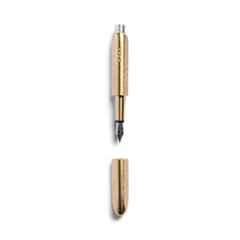 Kolo Tino Brass Fountain Pen, Refillable Ink