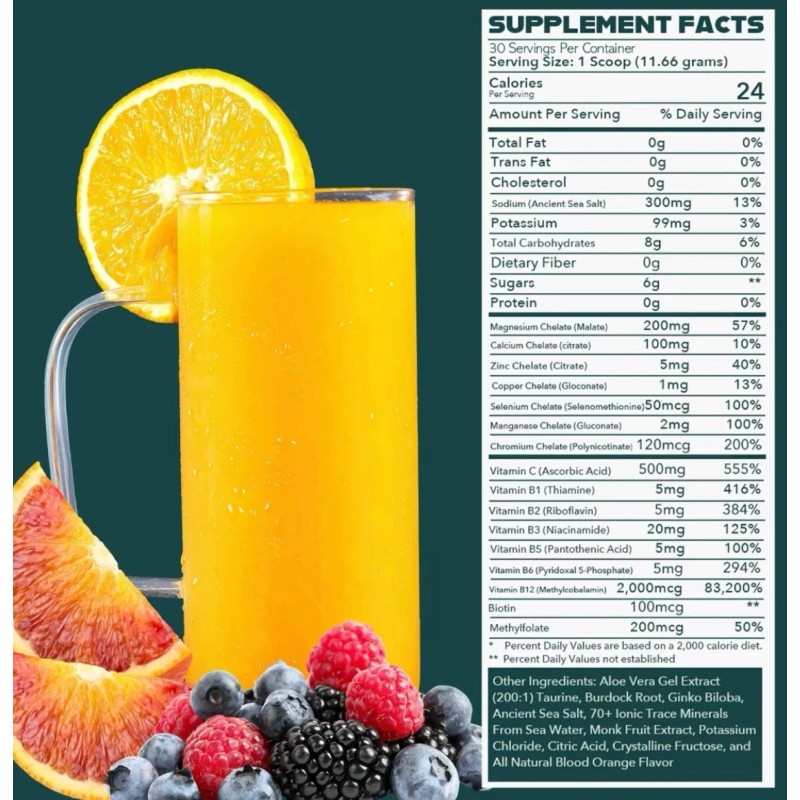 Optimize Minerals Multi - Mineral Daily Powder - Gluten Free,