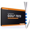 BIRDIEBLAST 150 Pack 3 Prongs Plastic Golf Tees, Low Friction