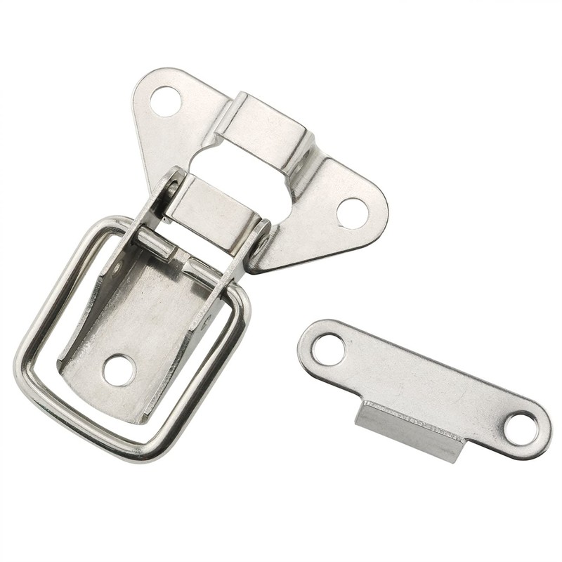 HJGarden 2PCS Stainless Steel Hasp Toggle Latch Buckle Small Lock