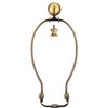 Canomo 2 Packs Metal Ball Lamp Finials Convertible Lamp Decoration