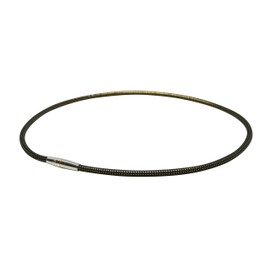 Phiten RAKUWA Magnetic Titanium Necklace, Metal Top, 19.7 inches (50 cm)
