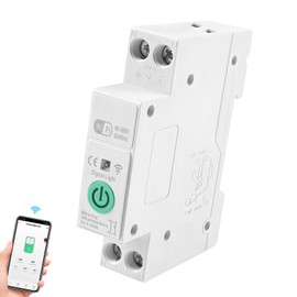 Oblinple WiFi circuit breaker with timer remote control switch Tuya WiFi smart circuit breaker with power measurement for smart home