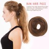 Healeved Curly Hair Toppers for Women Hair Bun Extensions Hair