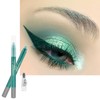 Mint Green Pearl Shimmer Eyeshadow Stick, Creamy Glitter Eye Shadow,