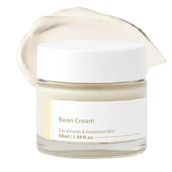 Bean Cream -Korean Moisturiser, Intense Hydrating Face Moisturizer for Dry