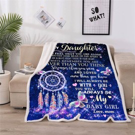 Juirnost Gifts for Daughters from Mothers,Daughter Gift from Mom,to My Daughter Blanket,Birthday Gifts for Daughter Adult,Blanket for Daughter,Mother to Daughter Gifts from Mom,for My Daughter Blanket