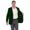 Gioberti Mens Formal Hunter Green Blazer Jacket, Size 44 Long