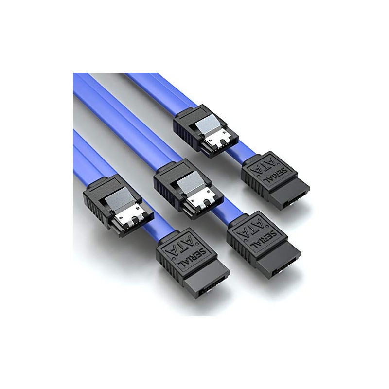 JAMEGA 3 x 50 cm SATA III Cable, S-ATA 3