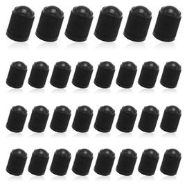 Car Valve Caps, Pack of 30 Universal Car Tyre Valve Caps Bicycle Wheel Valve Caps Made of Plastic for Stable Tyre Pressure, Bicycles Car Motorcycle