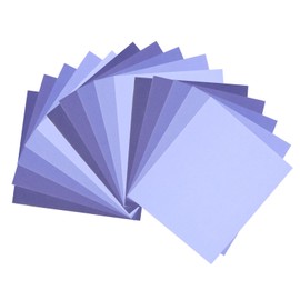 DMiotech 50 Sheets 7.9x7.9 Inch Origami Paper Large, 7 Colors Purple Square Origami Paper Easy Fold Double Sided Colored Paper for DIY Arts and Crafts