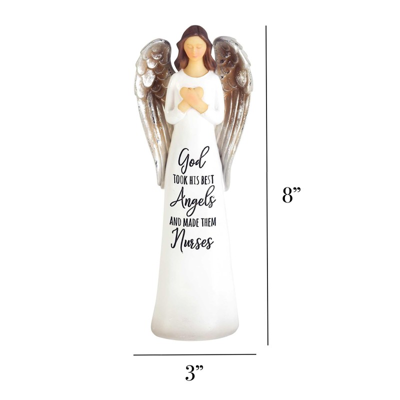 Dicksons God Took Best Angels Made Nurses White 8 inch