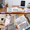 Plastic Wallets, 20Pcs A4, A5 Plastic Zip Wallets with 2Pcs