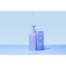 epzen Coconut Cream & Vanilla Bean Body Wash Starter Pack - Organic Powder-to-Gel with AHA, Inulin, Oatmeal - Non-Stripping, Luxurious Lather – Refillable