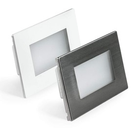 LAMPO SEGNAPASSO LED 3W 230V TRICOLOR RETTANGOLARE DIMMERABILE