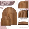 Chunful 2 Pcs Decorative Wood Cutting Board Wooden Board Rainbow