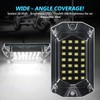 12Pods Full Angle All Pure White LED Rock Lights Full