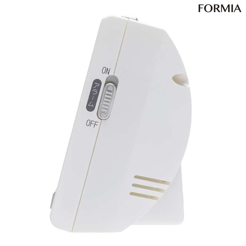 Formia HT-017WH Table Clock, Alarm Clock, Easy to Read Large