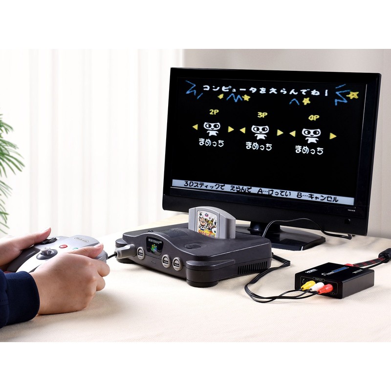 Tendak Composite S-Video AV RCA CVBS to HDMI Adapter N64