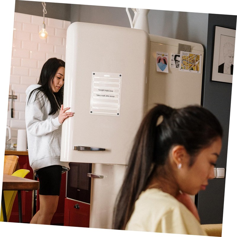 TEHAUX Erasable Fridge Board Magnetic Reminder Acrylic Planning Board for