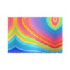 WHJYMX Rainbow Striped Printing Placemats Plate mat 12x18in 6 Pieces