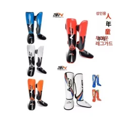 킥복싱 정강이 보호대 다리보호 레그가드 무에타이 L [클라이머 두꺼운 블루 M 1.4~1.65m] Kickboxing Shin Guards Leg Protection Muay Thai L [Climber Thick Blue M 1.4~1.65m]