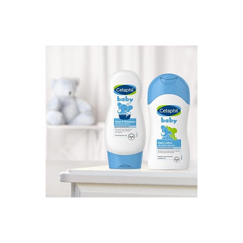 Cetaphil Baby Wash And Shampoo With Organic Calendula, 7.8 Ounce