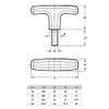 Ganter Normelemente T-Handle Screws Furniture Handles Cabinet Handles Drawer Handles