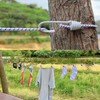 Travel Clothesline, Retractable & Portable, 12 Clips, for Indoor/Outdoor Drying