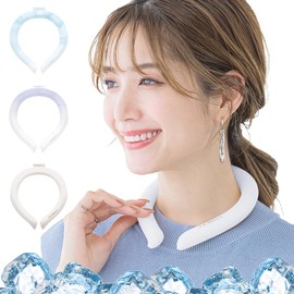 Ice Ring, Cool Ring, 62°F (28°C), Long Lasting Cooling Sensation, Ice Neck, Repeated Use, No Sweat