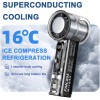 FAN-X05 Handheld Portable Fan With Ice Cooler Speed (1-100) 3000mAh