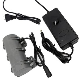 振動モーター DC12–24V 3800rpm 偏心ウェイト内蔵 小型バイブレーションモーター 外形約110×66×54mm・穴径6.1mm/取付ピッチ51.2mm｜振動ふるい/搬送/試作装置に
