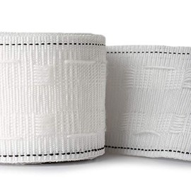 Realm White Pencil Pleat Curtain Header Tape, Detachable Curtain, Sizes 25mm 1 Inch, 50mm 2 Inch, 75mm 3 Inch (2" 1m)