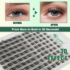 AILAISHI Lash Clusters Kit, DIY 3D Cluster Eyelash Extensions 10‑18mm,120pcs