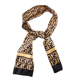 BOTICO Scarf, Rectangular Silk Scarf, Large, 59.1 x 5.5 inches (150 x 14 cm), Fashionable, Commuting, High Class, Multifunctional, Suitable for Four Seasons, Packaging, Decorative, Hair Accessory, FED