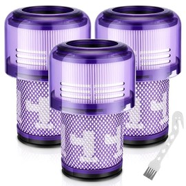 V12 Filter Replacements for Dyson V12 Detect Slim, Detect Slim Animal, Slim+ Cordless Vacuum and V12 Slim Absolute Vacuums, SV34, SV35 Vacuums Filter Replacement, Compare to Part 971517-01, 3 Pack