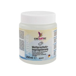 Artidee Creartec Weather Protection Impregnation – Invisible Protection Against Moisture and Dirt – Solvent-free and Odourless – Weather-Resistant – 250 ml – Made in Germany