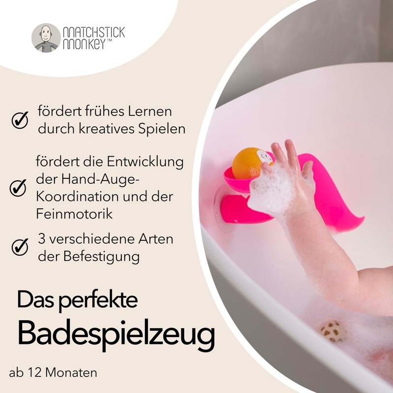 Matchstick Monkey Badezeit Baby Bath Toy Slide Set / 1