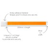Tyvek Wristbands, 100 Pack by AA Wristbands for Parties, Security,