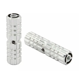 ALTALINE Alloy Bicycle Chrome 661 Pegs 24/26t W=1.10" I=4 1/2 Front & Rear (F&R)