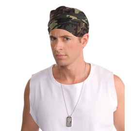 Bristol Novelty BA236 Camouflage Bandana | For Men | Green, unisex-adult, Multi-Colour, One Size
