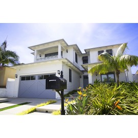 Architectural Mailboxes Hamilton Aluminum Mailbox Post, Compatibility Code F, G, H, 7510B-10, Black