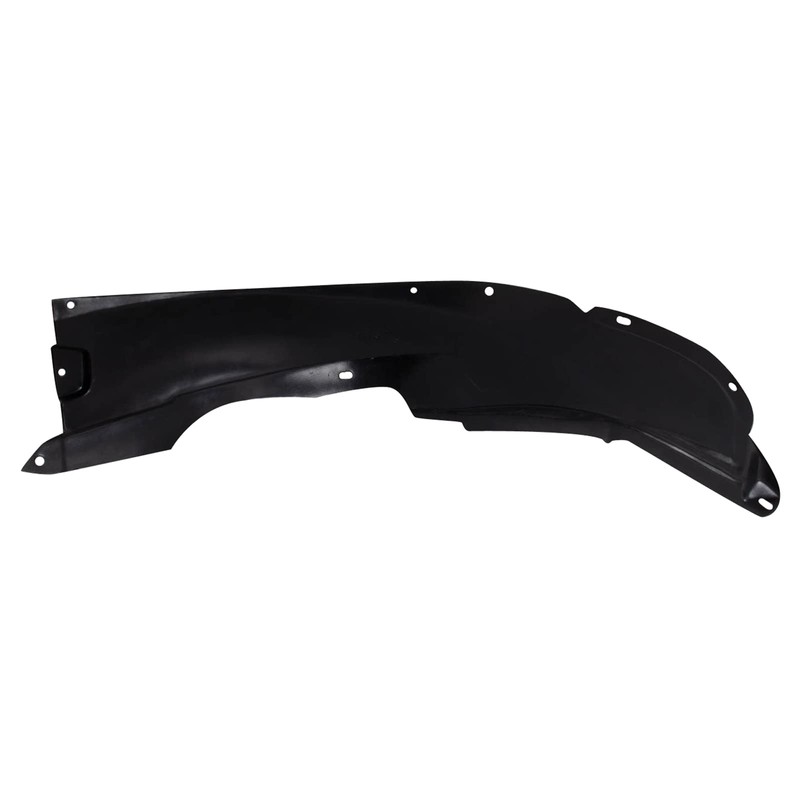 TRQ Front Left Rearward Inner Fender Liner Black Drivers Side