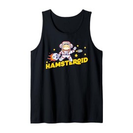 Cute Hamster Asteroid Pun Science Space Hamsteroid Tank Top