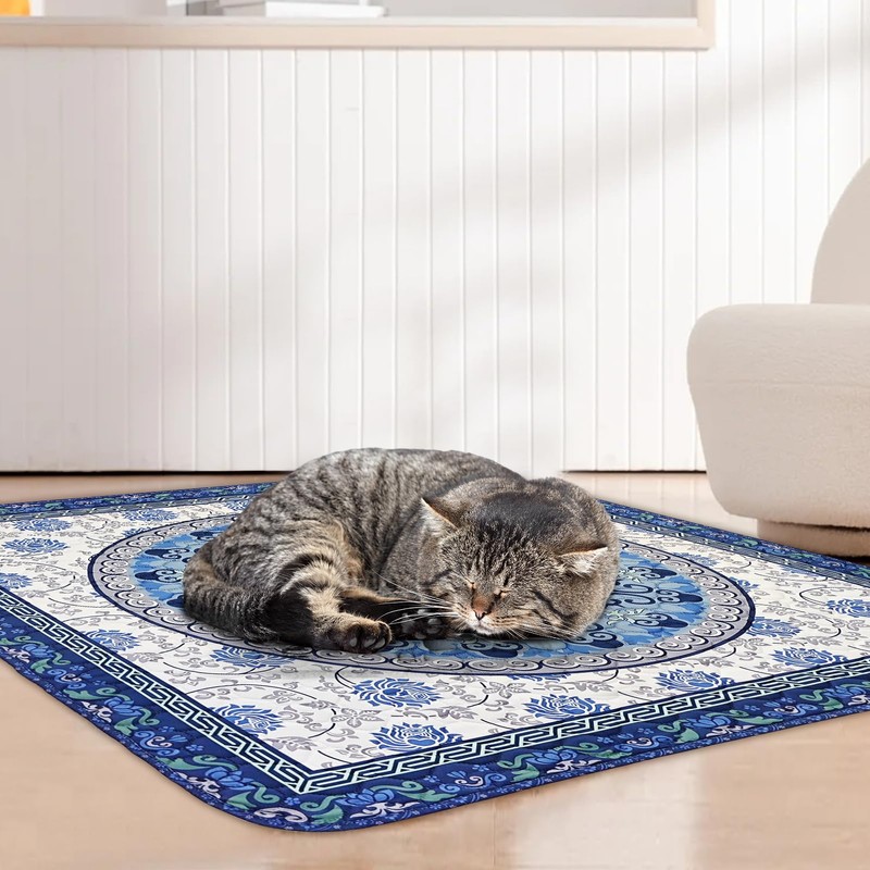 YOSEPATI Cat Litter Mat, Reusable Kitty Litter Trapping Mat 2