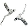 Dia-Compe SS6 Old School MTB Brake Lever Set (L+R), Silver,