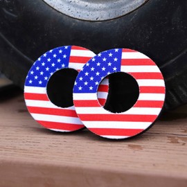 Gripdonuts.com® Premium MX Grip Donuts for Dirt Bike Motorcycle BMX - American Flag