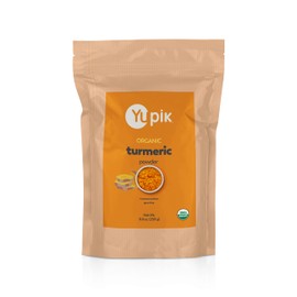Yupik Organic Turmeric Powder, Curcuma Powder, 8.8 OZ, USDA Certified, Superfood Spice, Non-GMO, Vegan, Gluten-Free, Kosher, Rich in Curcumin, High in Magnesium & Iron, Good for Smoothies & Baking